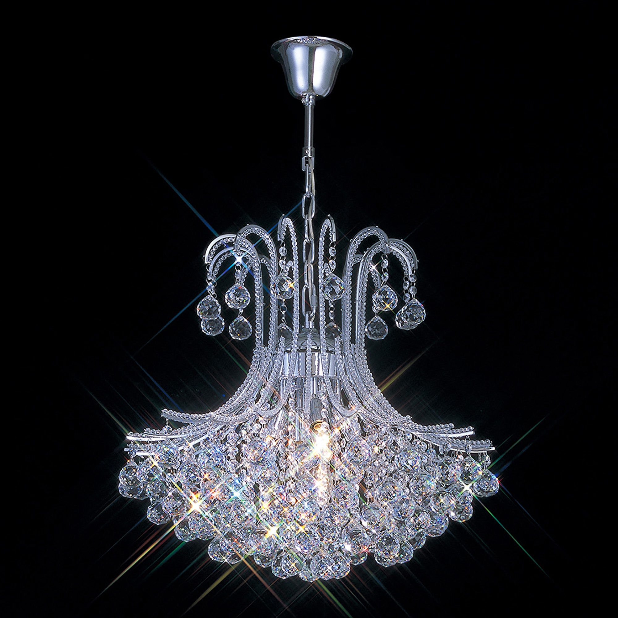Bask Crystal Ceiling Lights Diyas Multi Arm Crystal Fittings Bask Crystal Ceiling Lights Diyas Multi Arm Crystal Fittings
